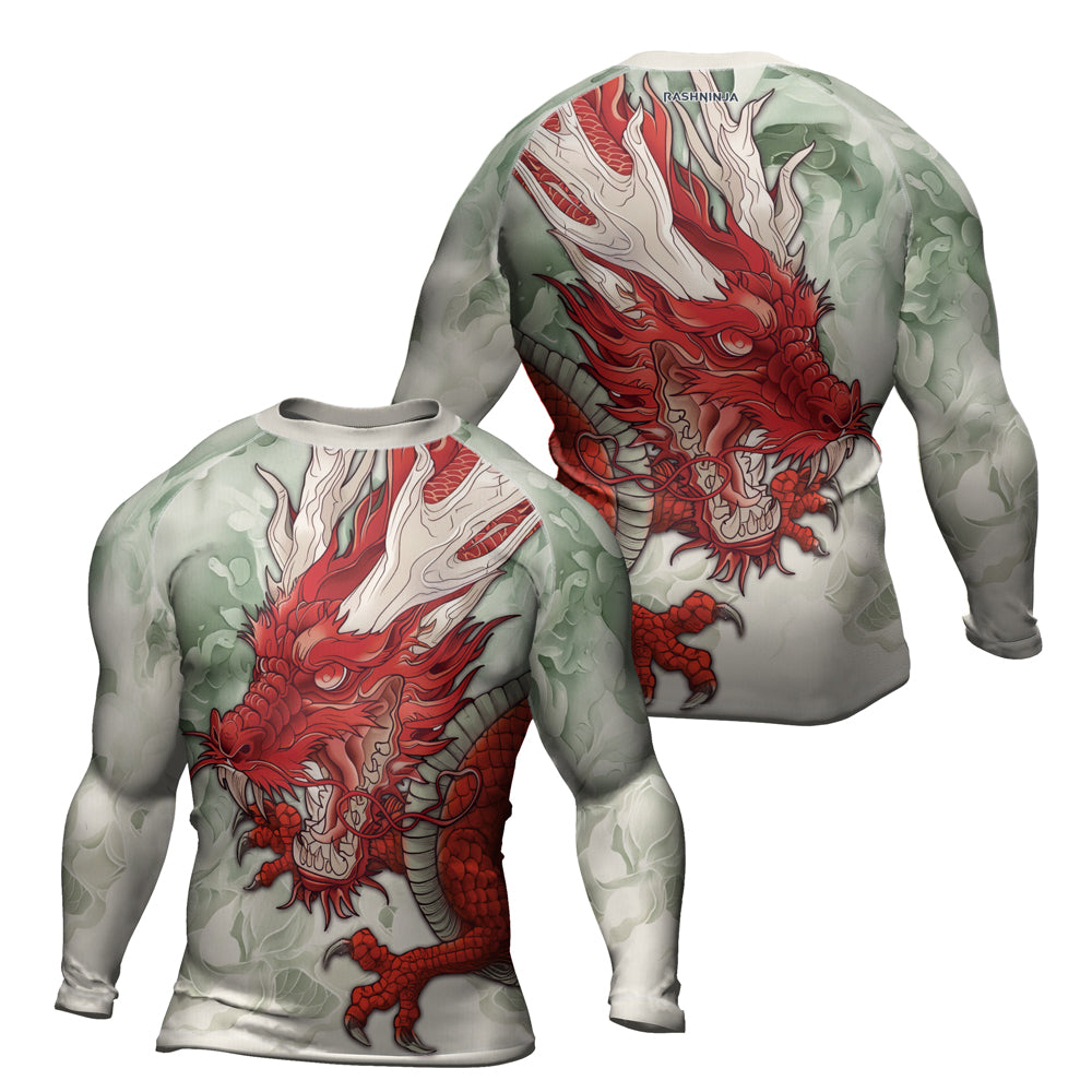 Rashninja Dragon Storm Sovereign Men's Long Sleeve Rash Guard