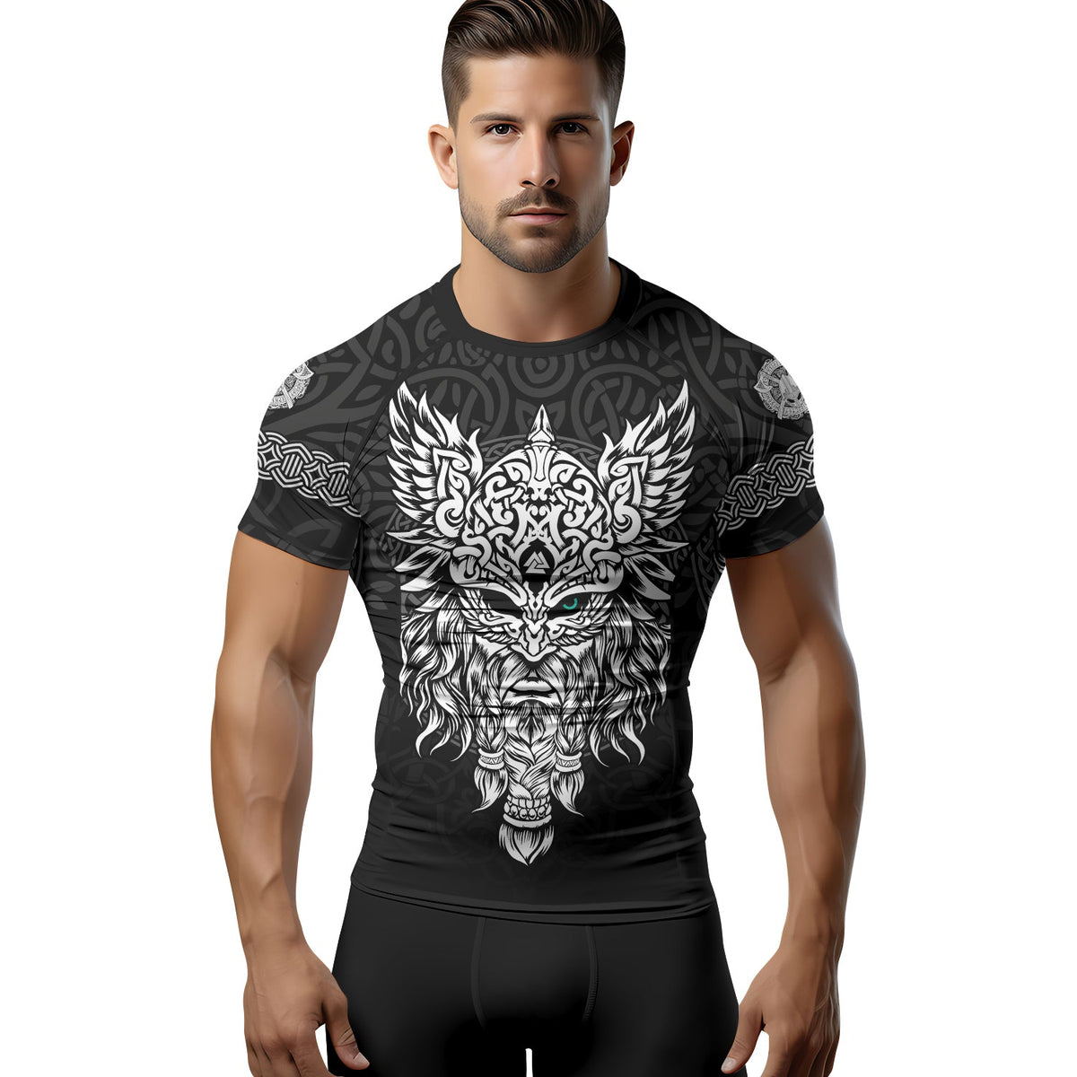 Rashninja Valhalla King Men's Short Sleeve Rash Guard