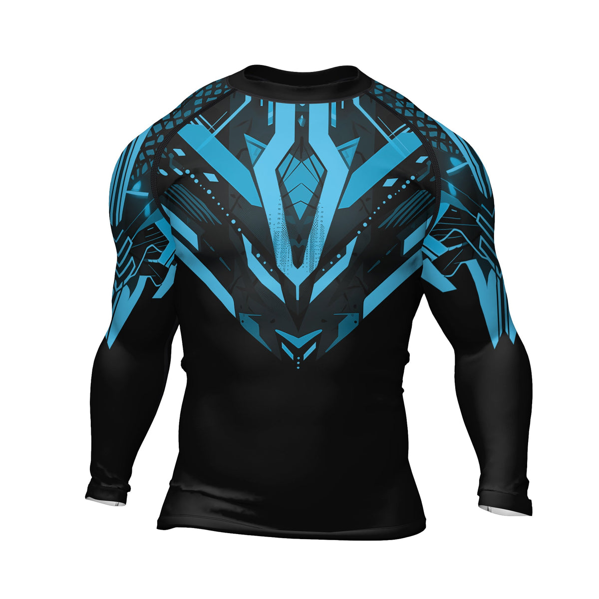Rashninja Cyber Mech Guardian Men's Long Sleeve Rash Guard