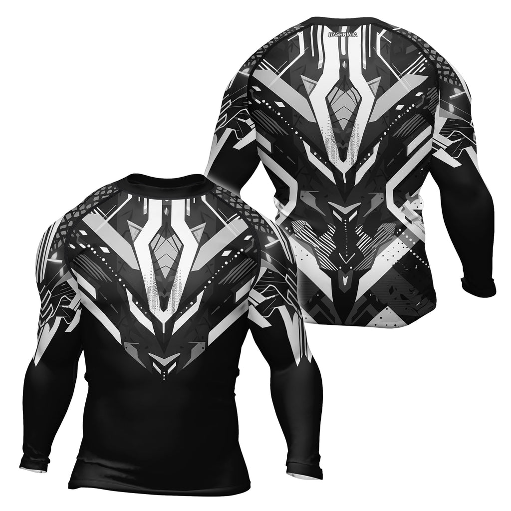 Rashninja Cyber Mech Guardian Men's Long Sleeve Rash Guard