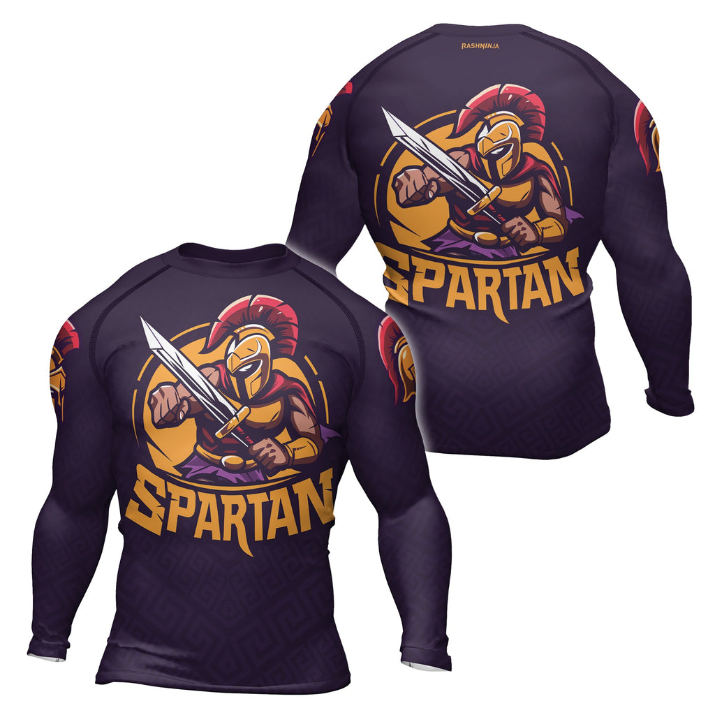 Rashninja Spartan Defender Men's Long Sleeve Rash Guard
