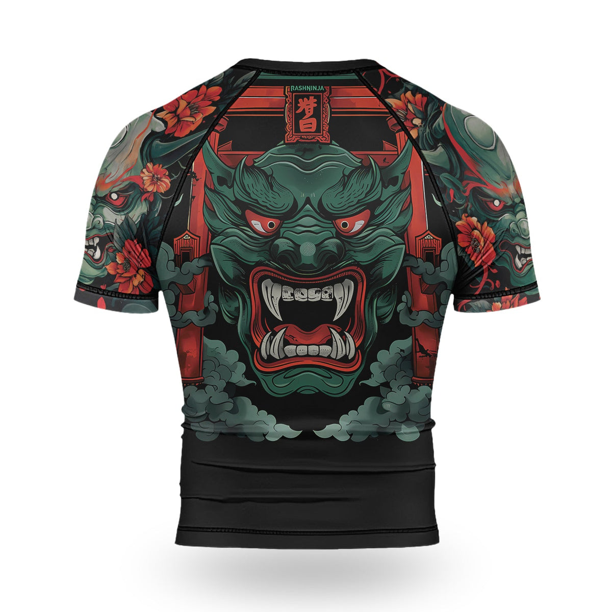 Rashninja Samurai Oni Wrath Men's Short Sleeve Rash Guard