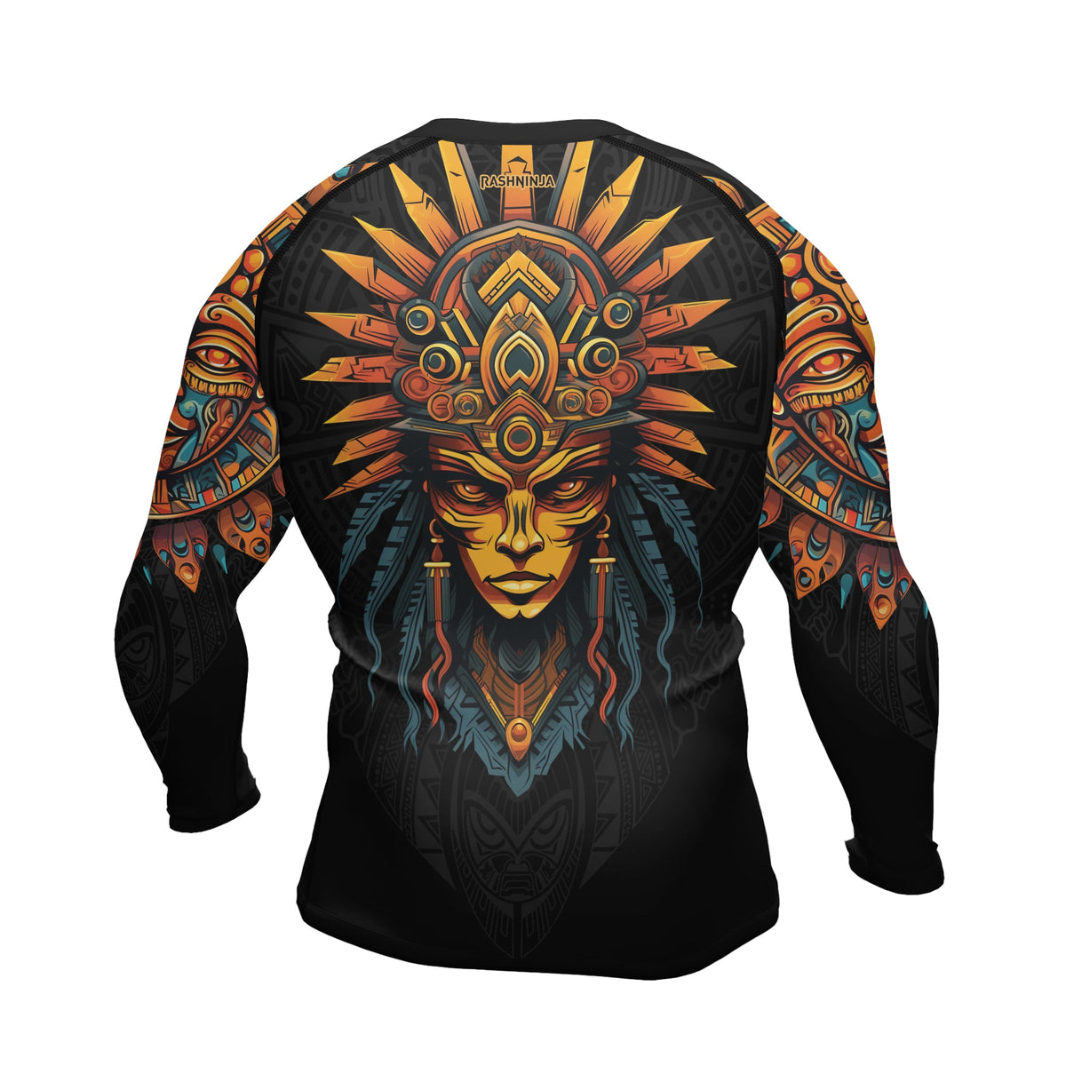 Rashninja Aztec Chieftain Men's Long Sleeve Rash Guard