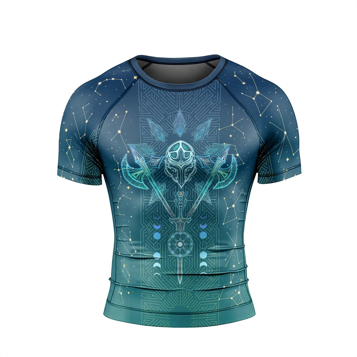 Celestial Warrior Armor Men's Short Sleeve Rash Guard