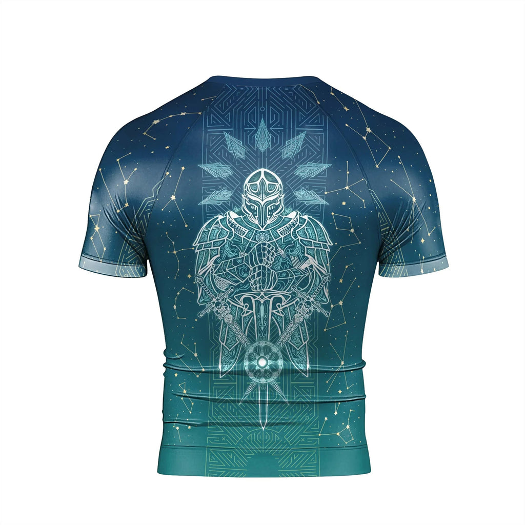 Celestial Warrior Armor Men's Short Sleeve Rash Guard
