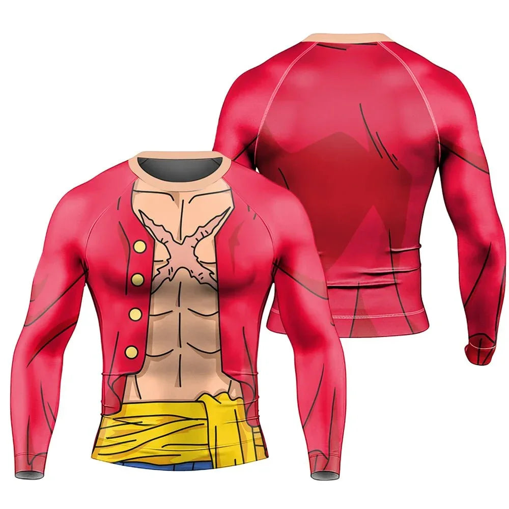 Classic Luffy Long Sleeve Rash Guard