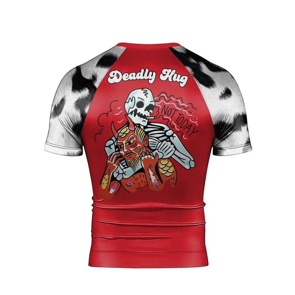 Deadly Hug Men's Short Sleeve Rash Guard