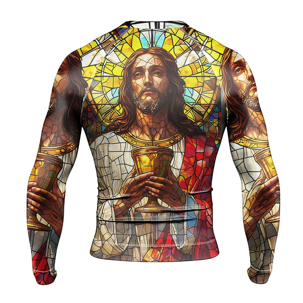 Divine Covenant Men's Long Sleeve Rash Guard
