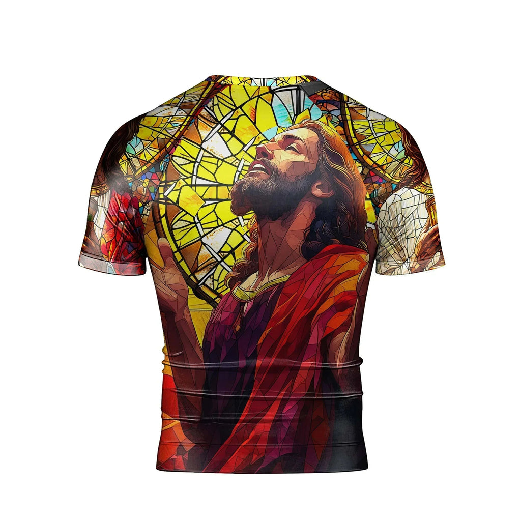 Divine Covenant Men's Short Sleeve Rash Guard