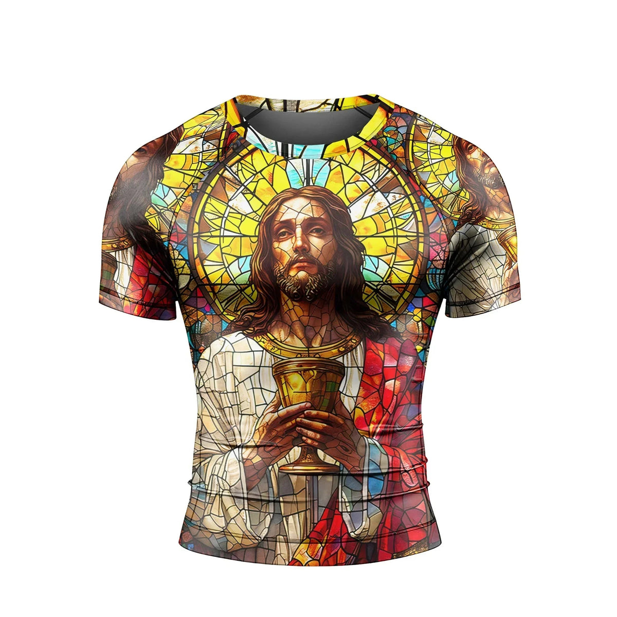 Divine Covenant Men's Short Sleeve Rash Guard