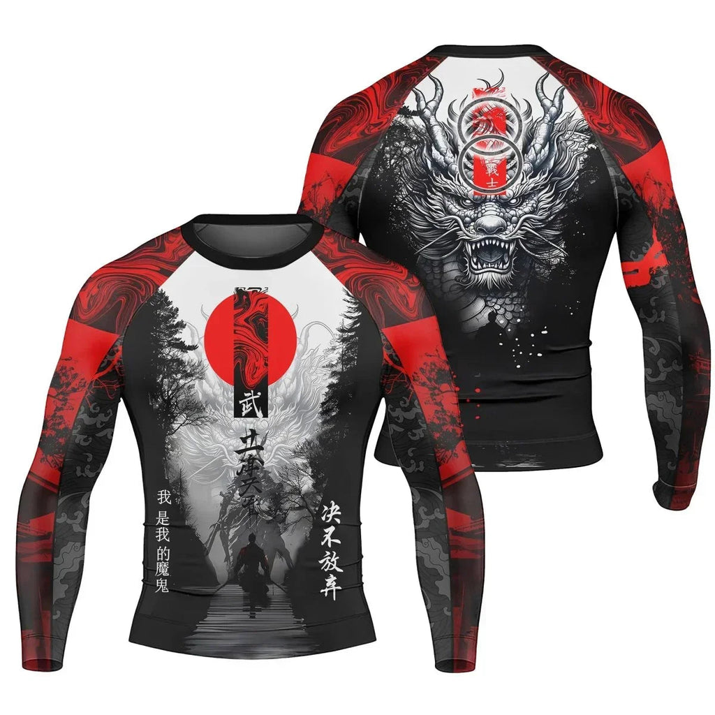 Dragon Ronin Men's Long Sleeve Rash Guard