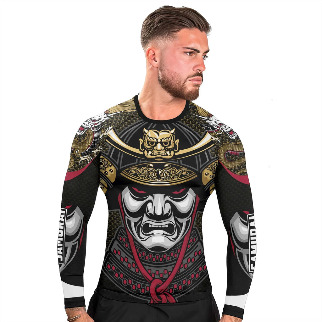 Dragon Shogun Men's Long Sleeve Rash Guard