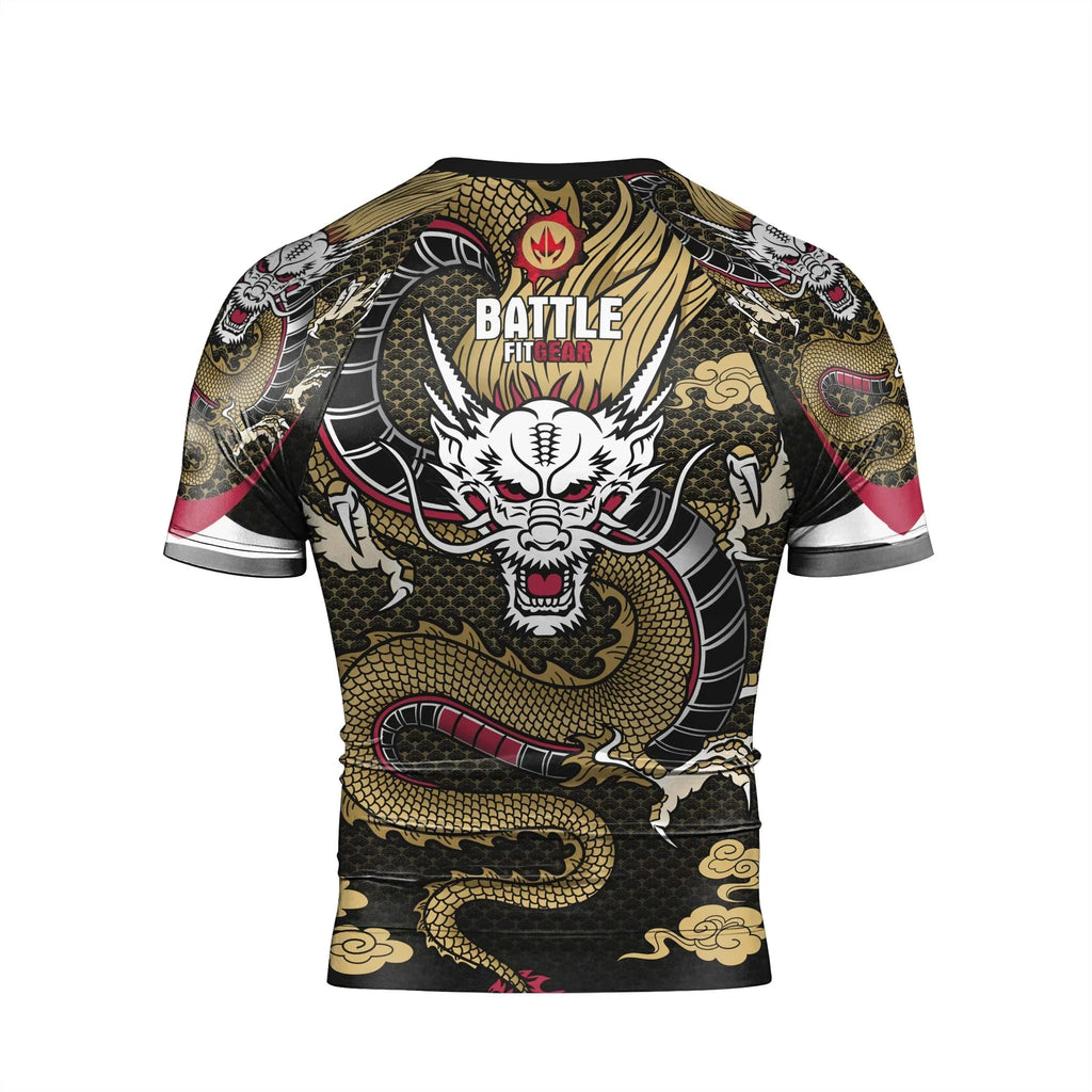 Dragon Shogun Men's Short Sleeve Rash Guard