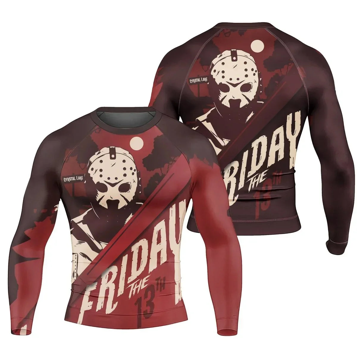 Friday the 13th Men's Long Sleeve Rash Guard
