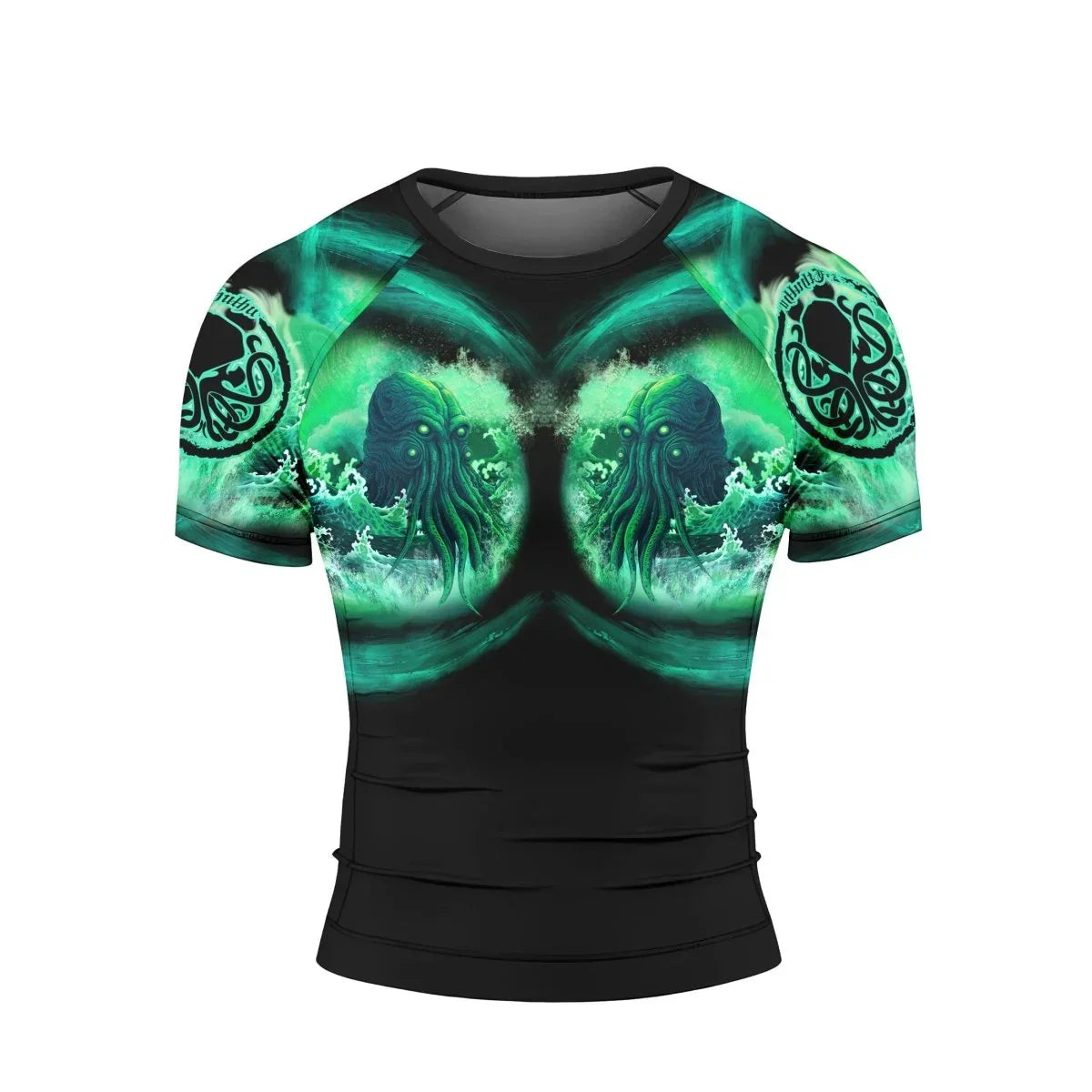 King Of DarkSea Cthulhu Short Sleeve Rash Guard