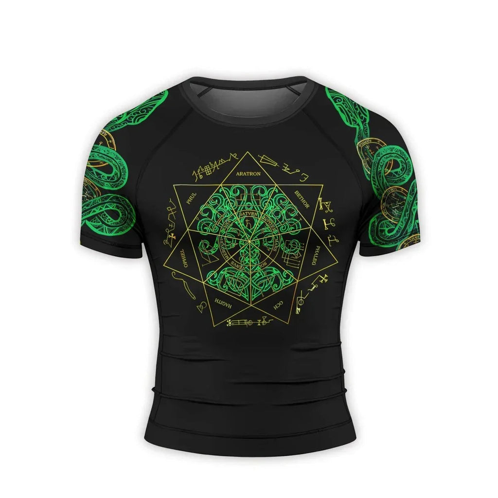 Viking World Tree Men's Short Sleeve Rash Guard