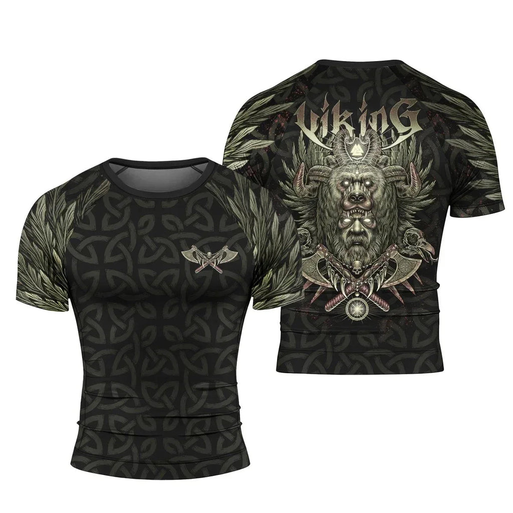 Berserker Warrior Short Sleeve Rash Guard