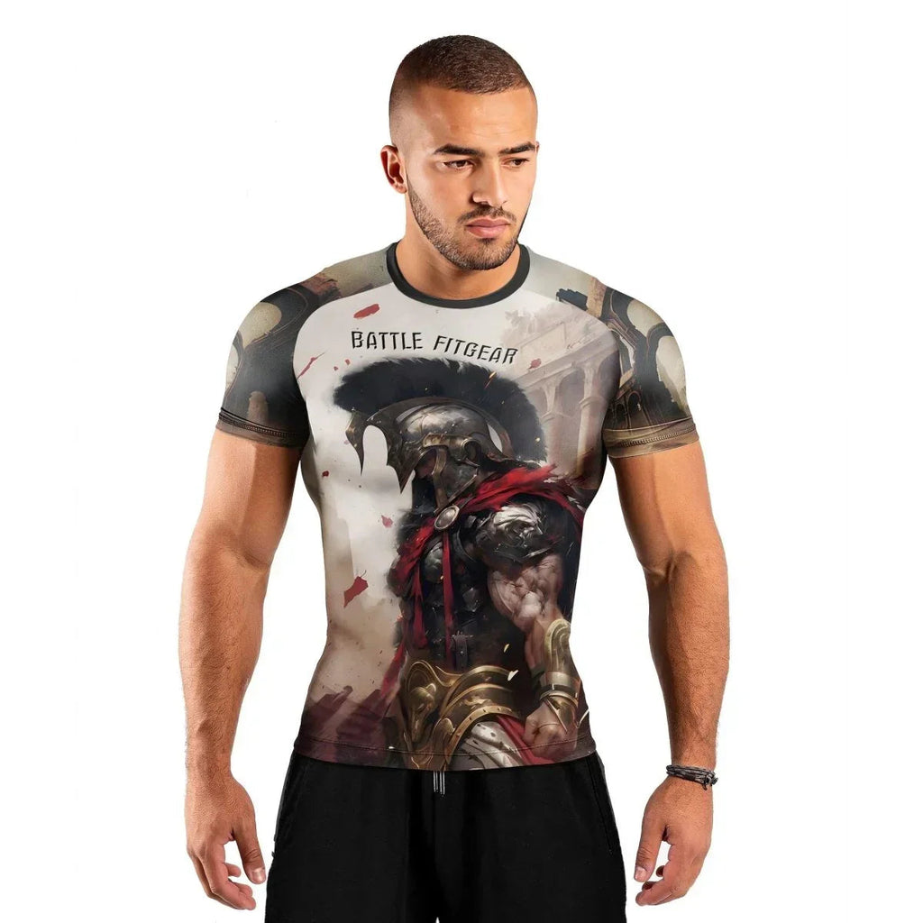 Gladiator Men's Short Sleeve Rash Guard
