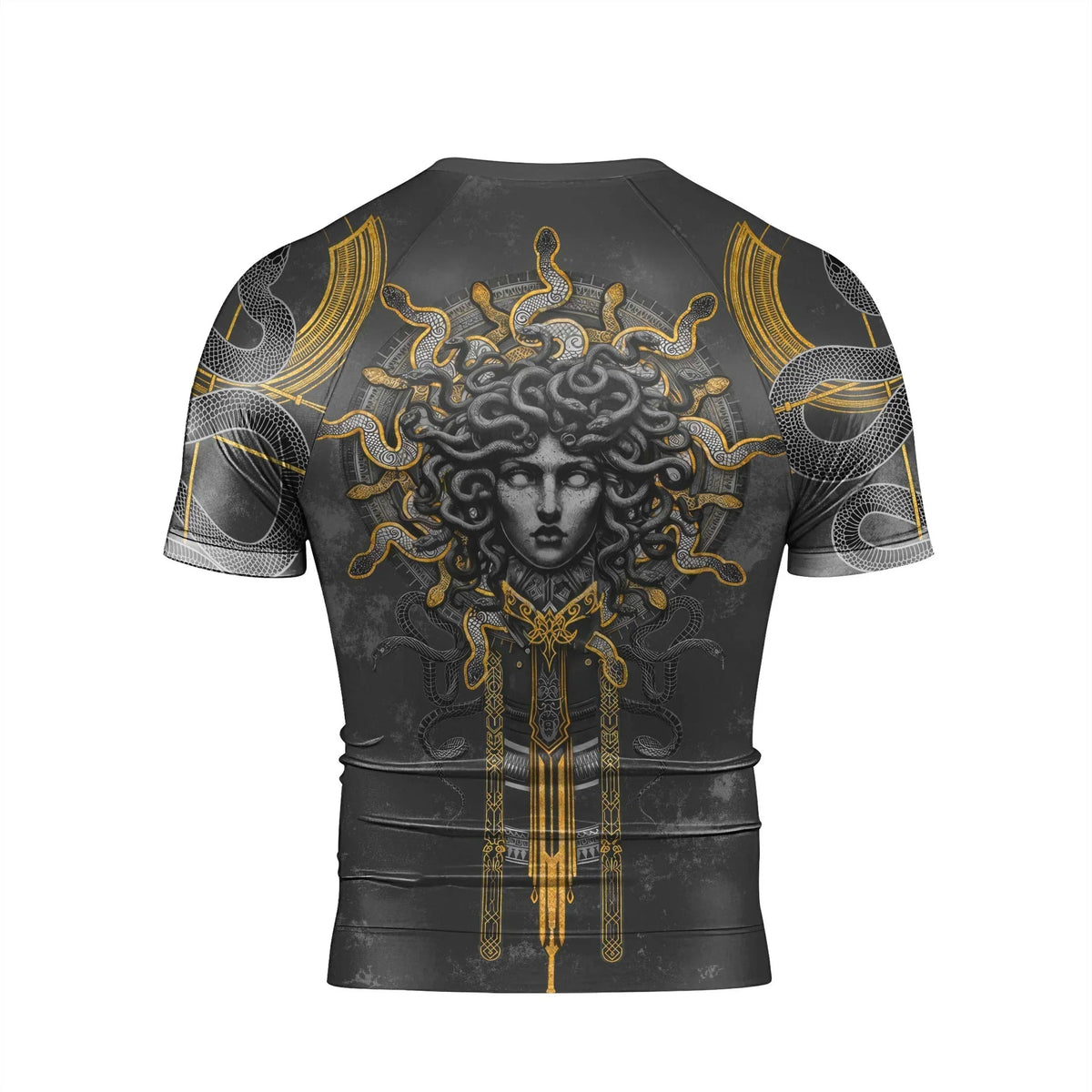 Gorgon Monstrous Sisters Men's Short Sleeve Rash Guard