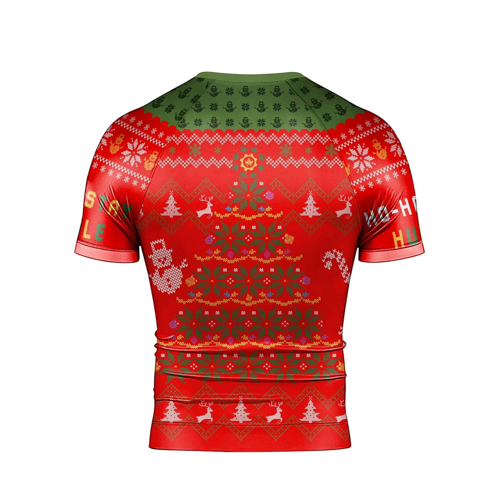 Grinch Jiu Jitsu Men's Short Sleeve Rash Guard