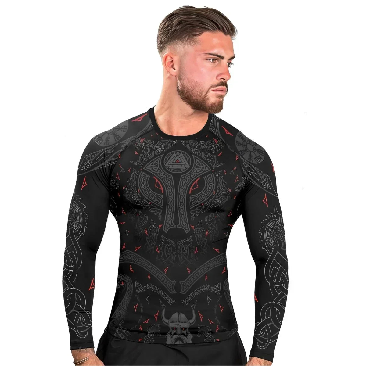 Gwade Hound of Valdar Men's Long Sleeve Rash Guard