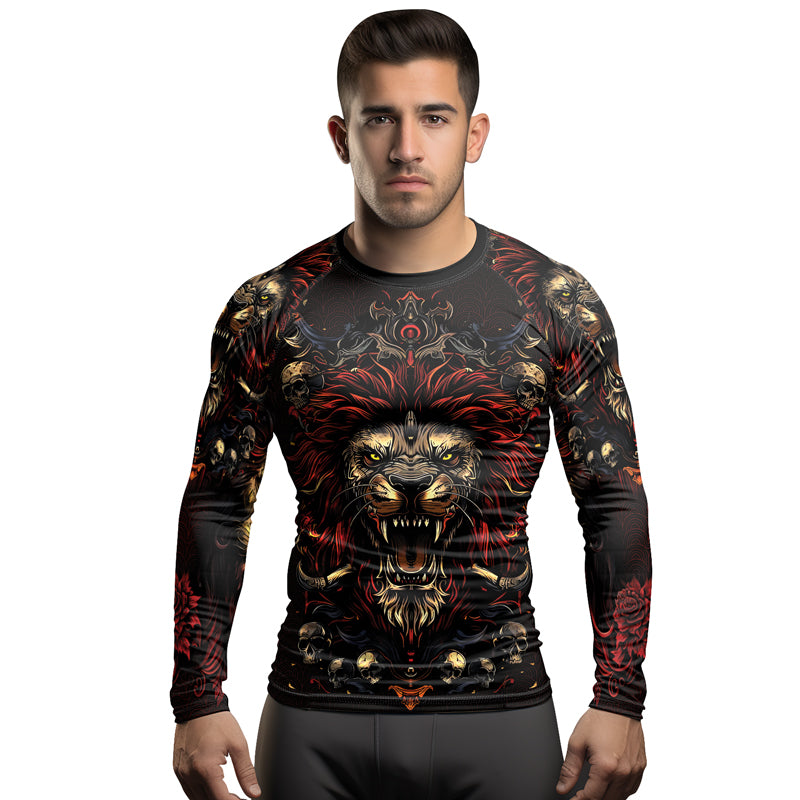 Rashninja King’s Wrath Men's Long Sleeve Rash Guard