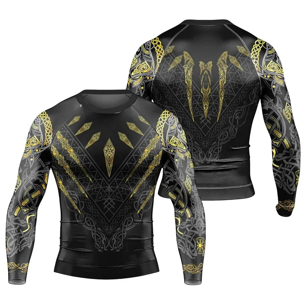Fenrir's Wrath Man Long Sleeve Rash Guard