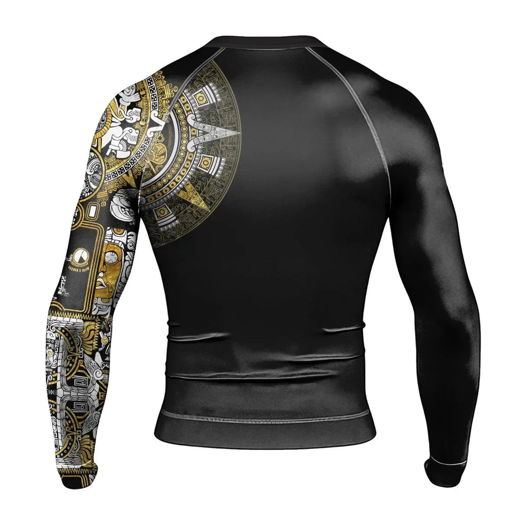 JAGUAR WARRIOR man Long Sleeve Rash Guard