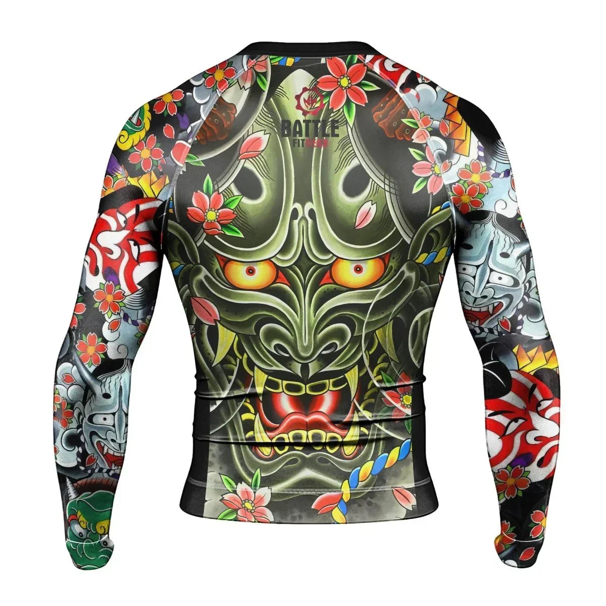 Japanese Viper Oni Men's Long Sleeve Rash Guard