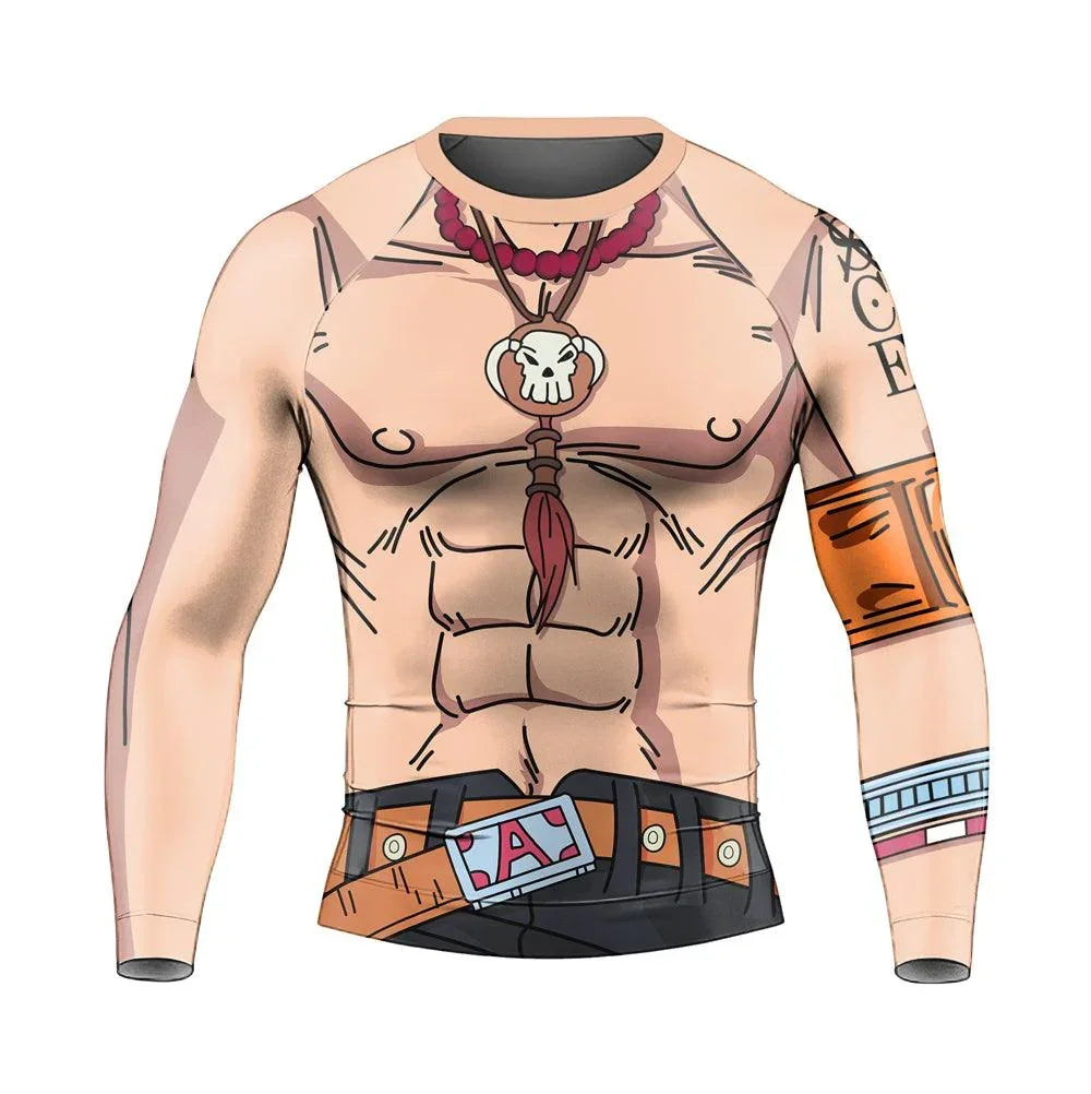Ace One Piece Long Sleeve Rash Guard