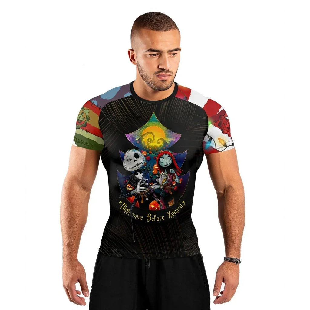 Oogie Boogie Christmas Short Sleeve Rash Guard