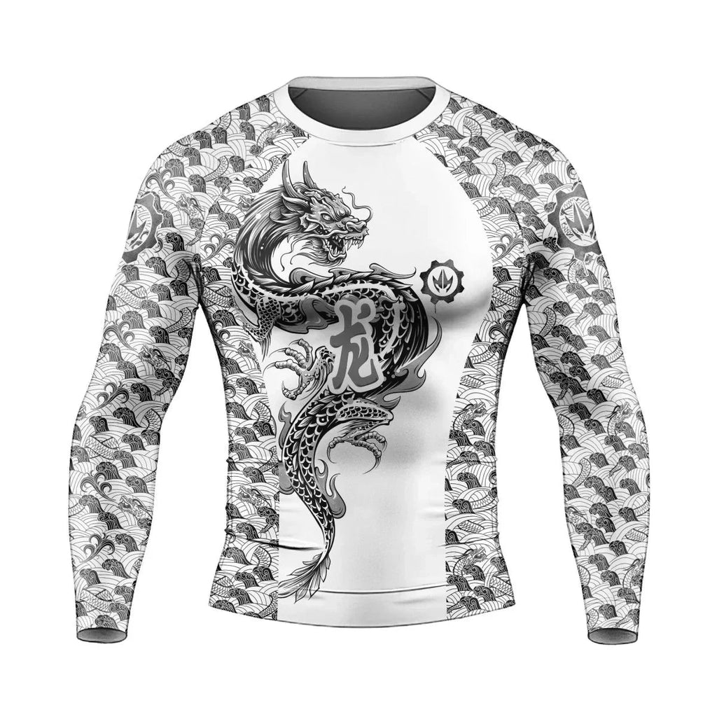 Samurai Dragon Long Sleeve Rash Guard