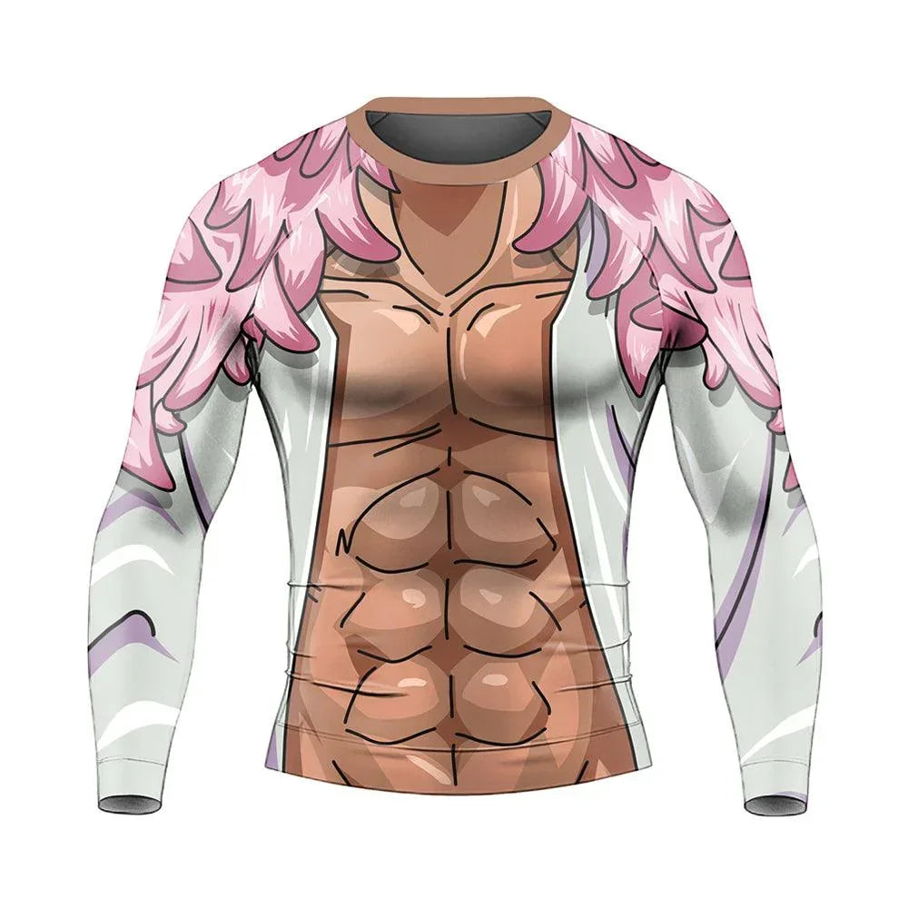 Donquixote Doflamingo Long Sleeve Rash Guard