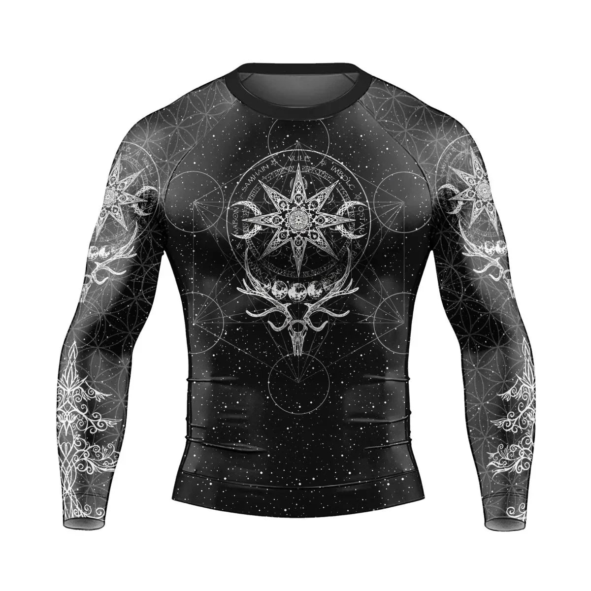 YULE Vikings Men's Long Sleeve Rash Guard