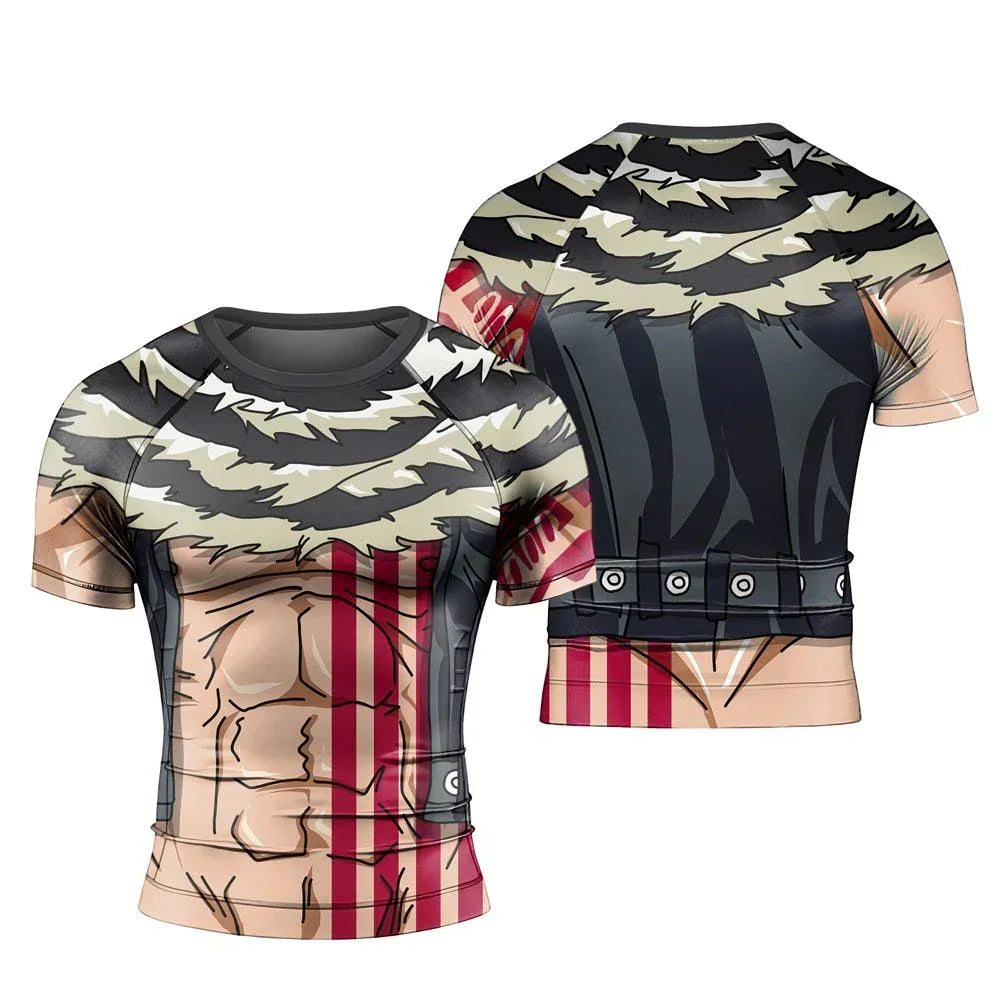 Katakuri One Piece Short Sleeve Rash Guard