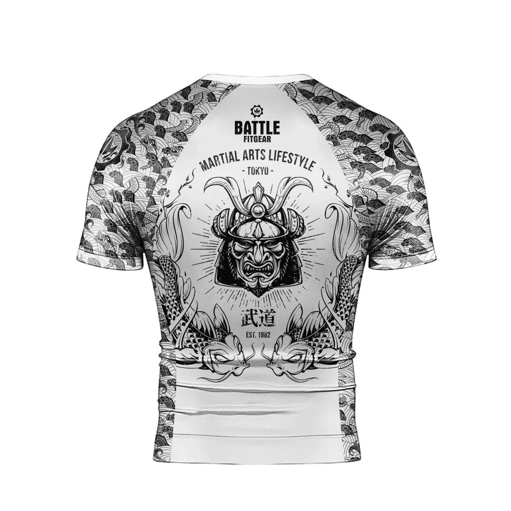 Samurai Dragon Short Sleeve Rash Guard