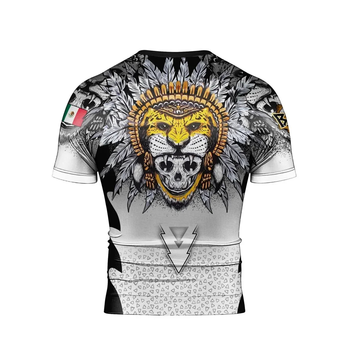 Aztec Warrior Men's Short Sleeve Rash Guard
