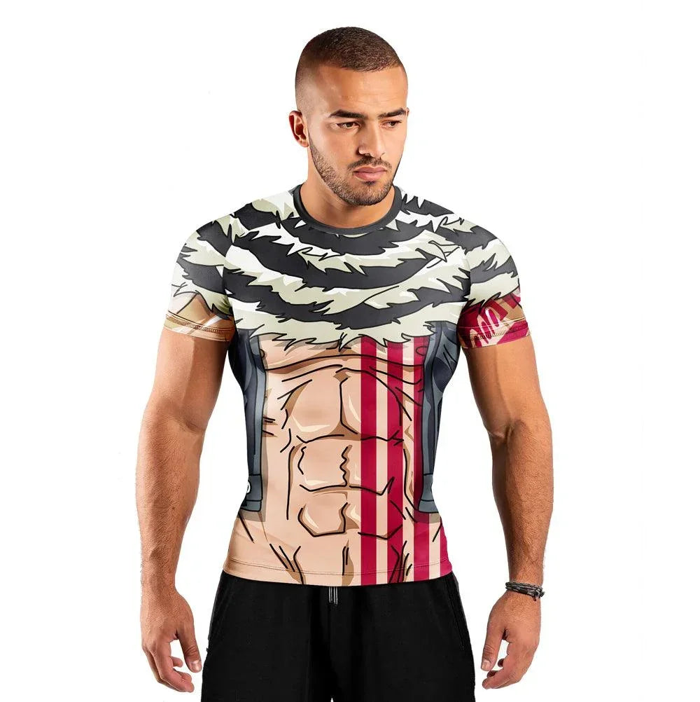 Katakuri One Piece Short Sleeve Rash Guard