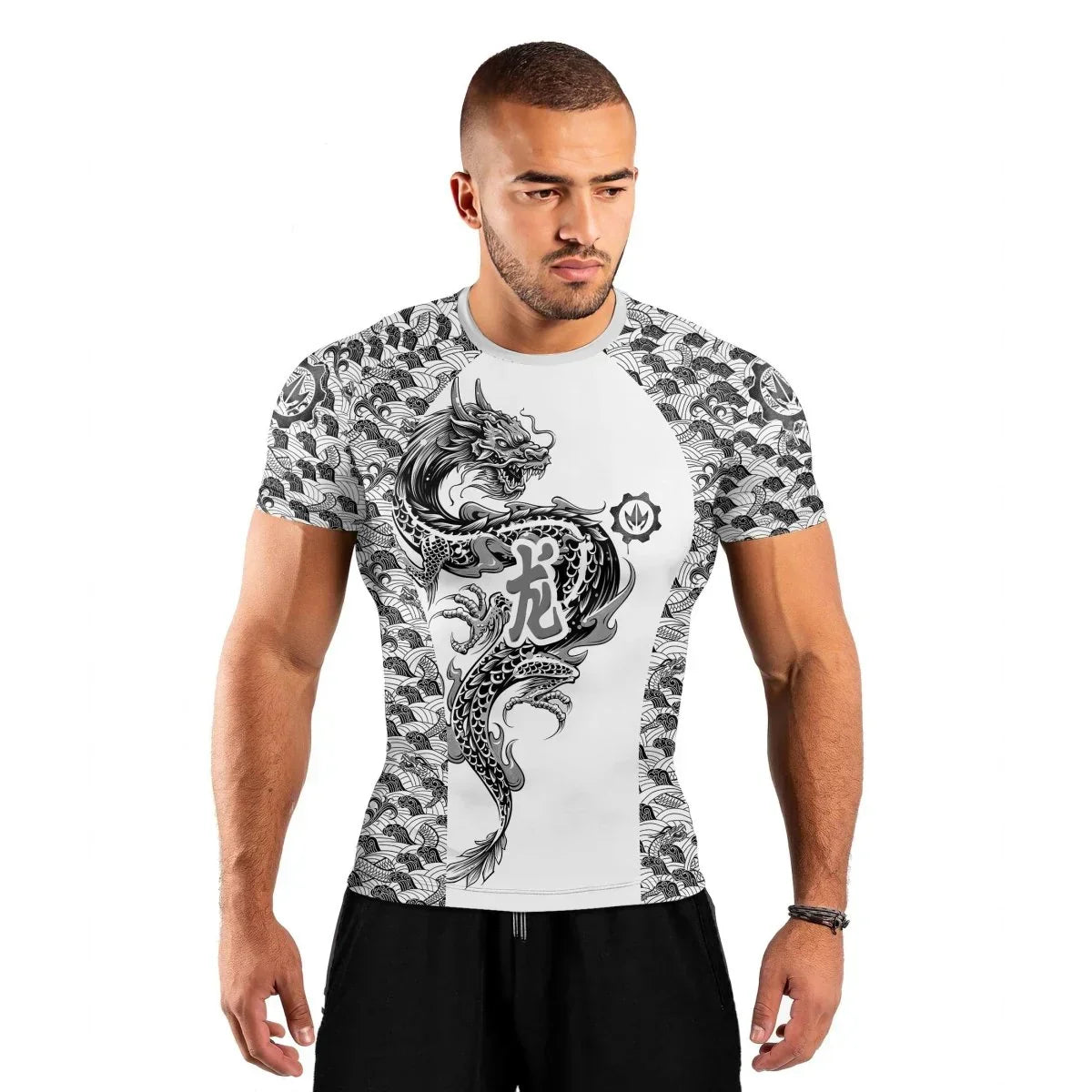 Samurai Dragon Short Sleeve Rash Guard