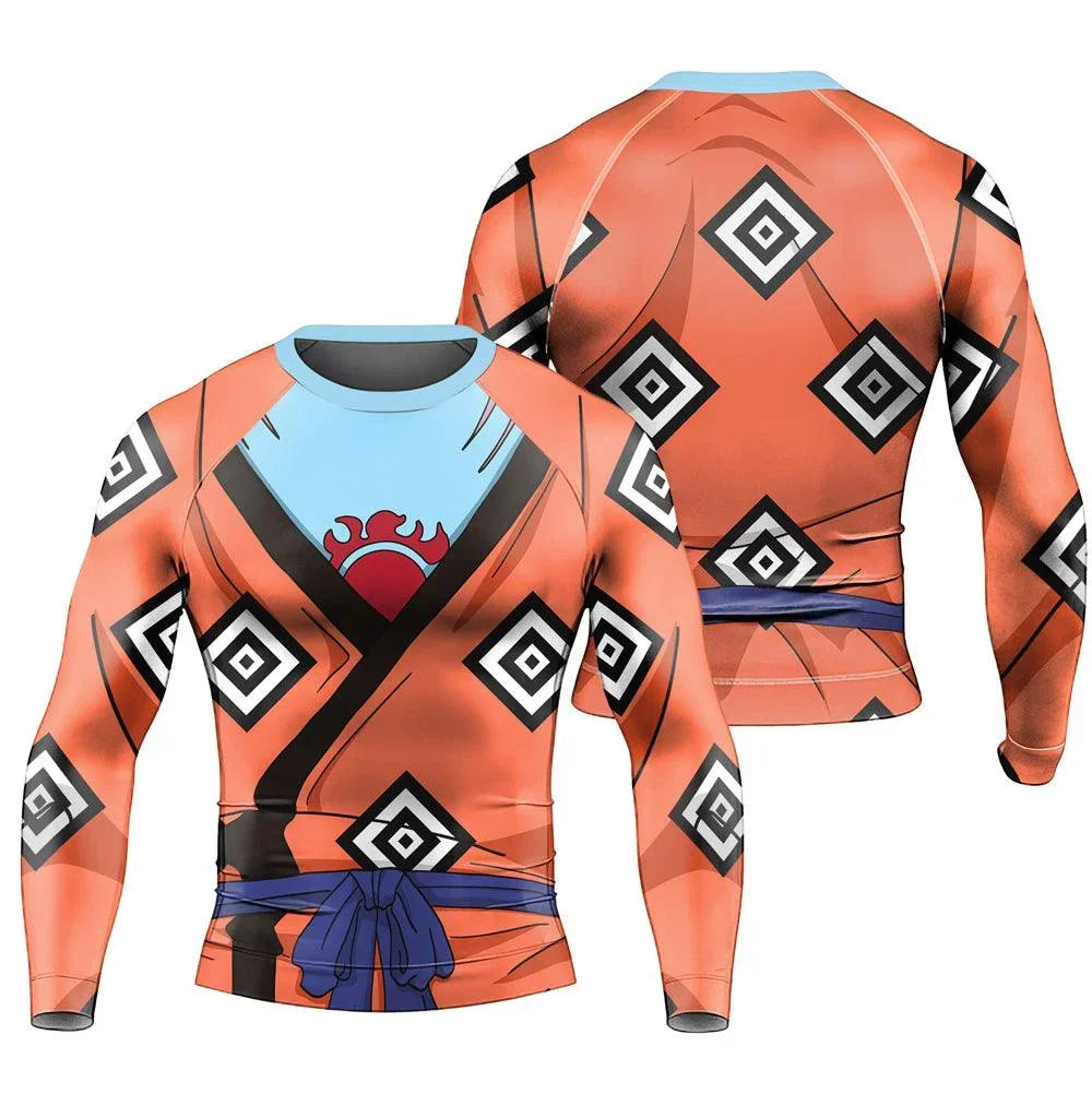 Fish Man Jinbe One Piece Long Sleeve Rash Guard