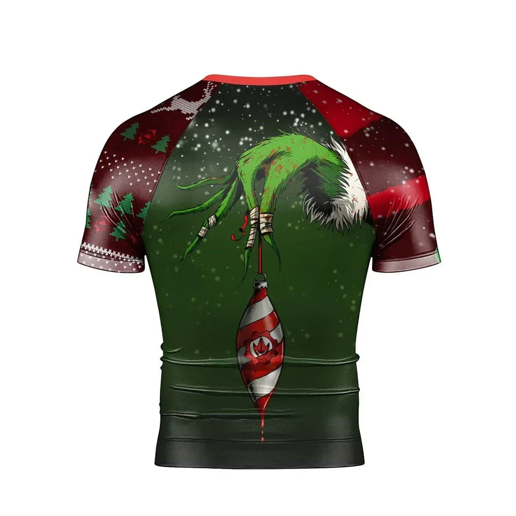 The Clinch Christmas Short Sleeve Rash Guard