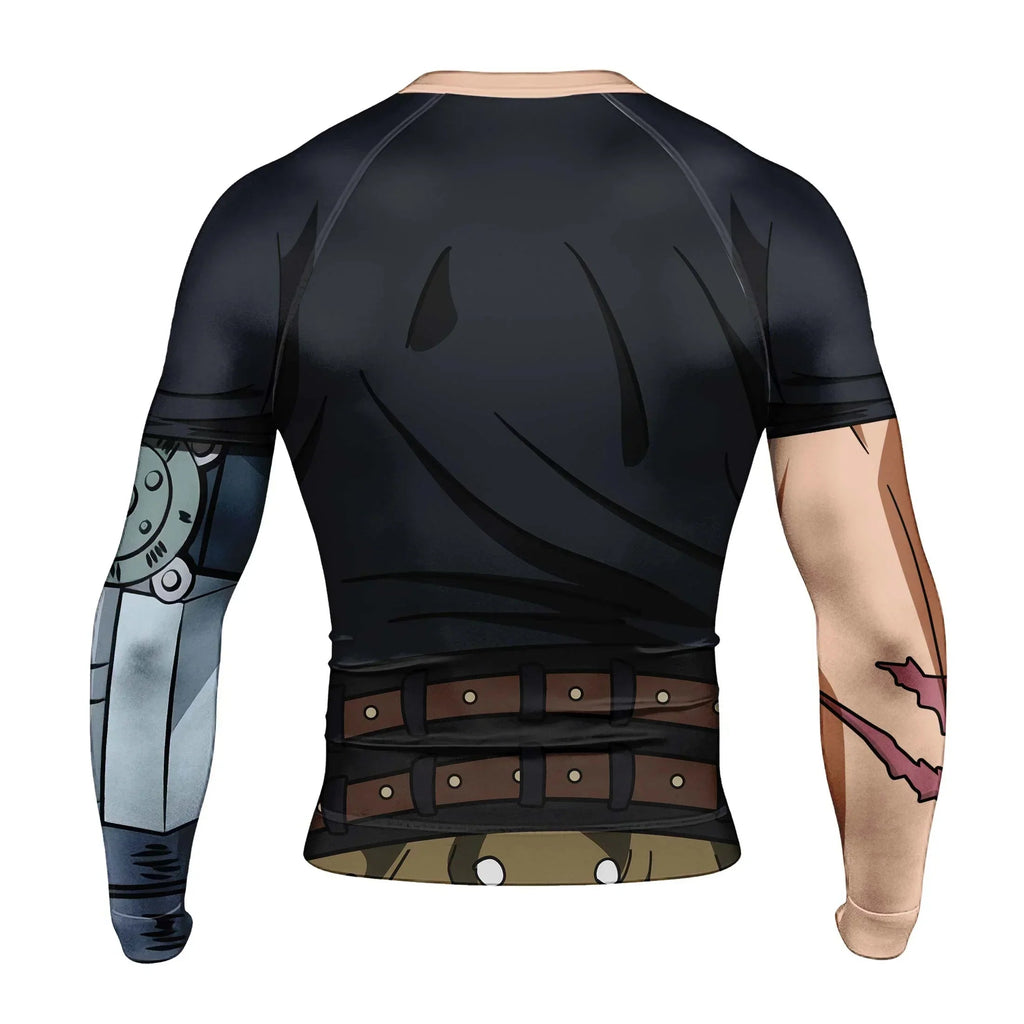 One Piece Eustass Kid Men's Long Sleeve Rash Guard