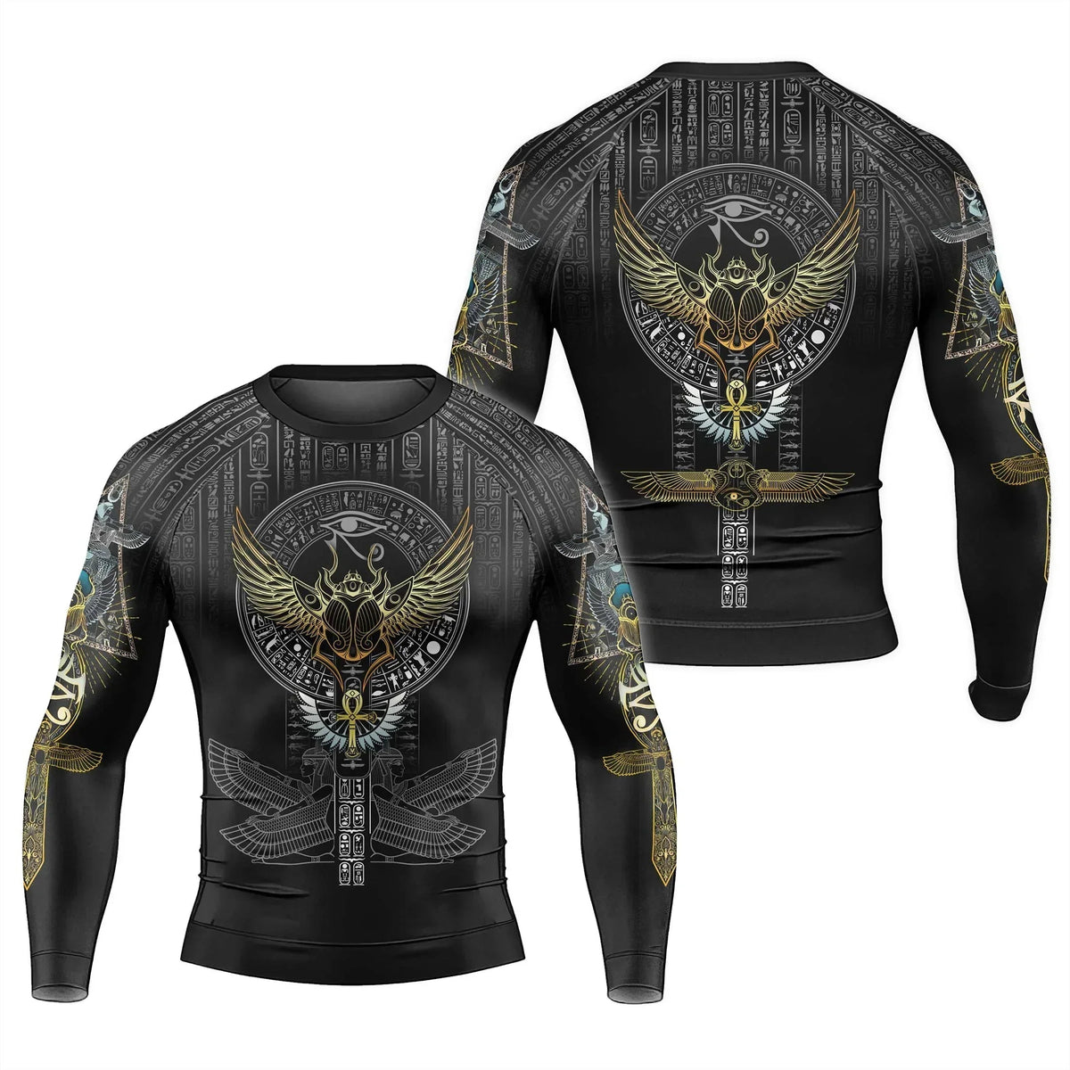 Pharaoh Sigil Men's Long Sleeve Rash Guard