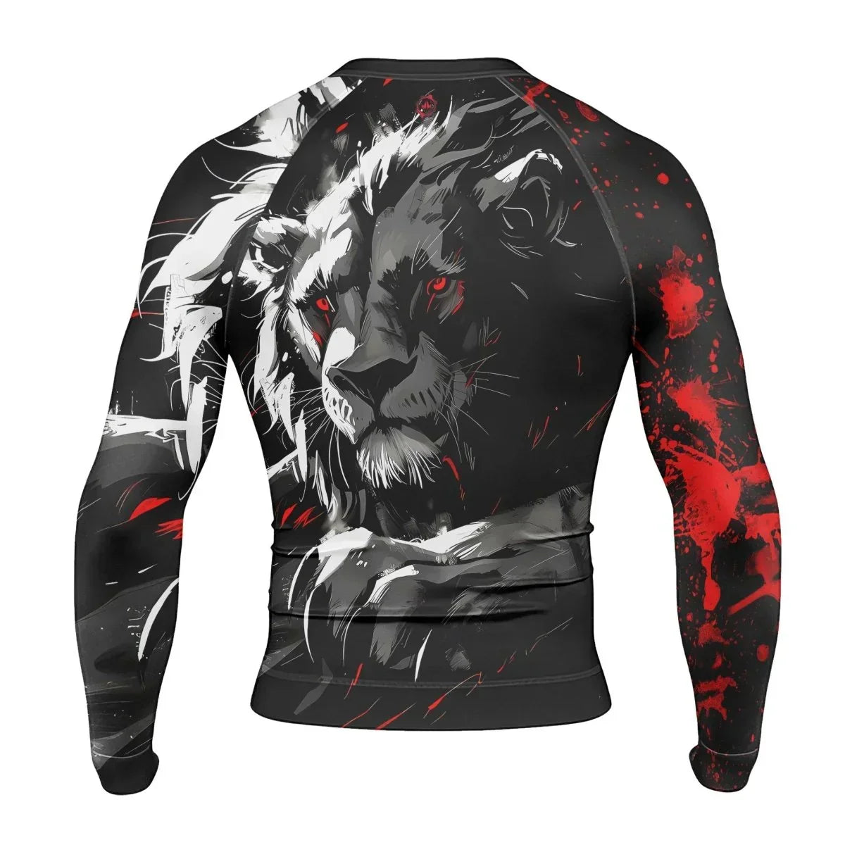 Dangerous Lion Men's Long Sleeve Rash Guard
