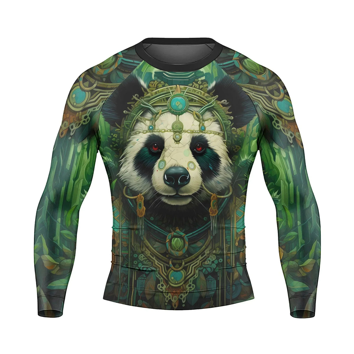 Native Panda Men's Long Sleeve Rash Guard