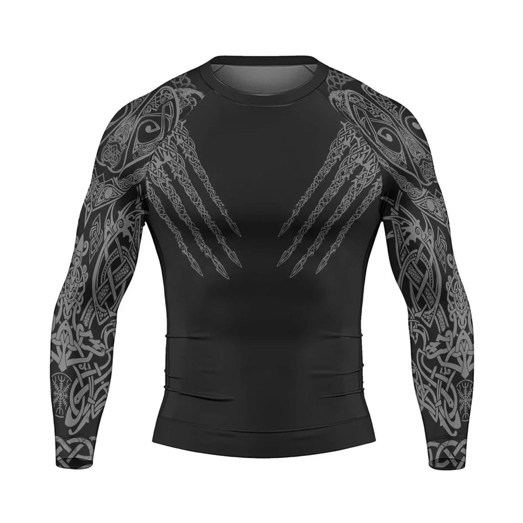 Viking Berserker Men's Long Sleeve Rash Guard