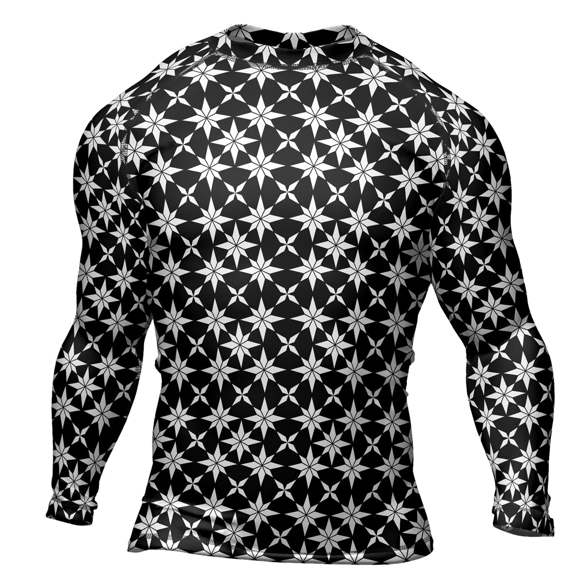 Rashninja Camouflage White Fusion Men's Long Sleeve Rash Guard