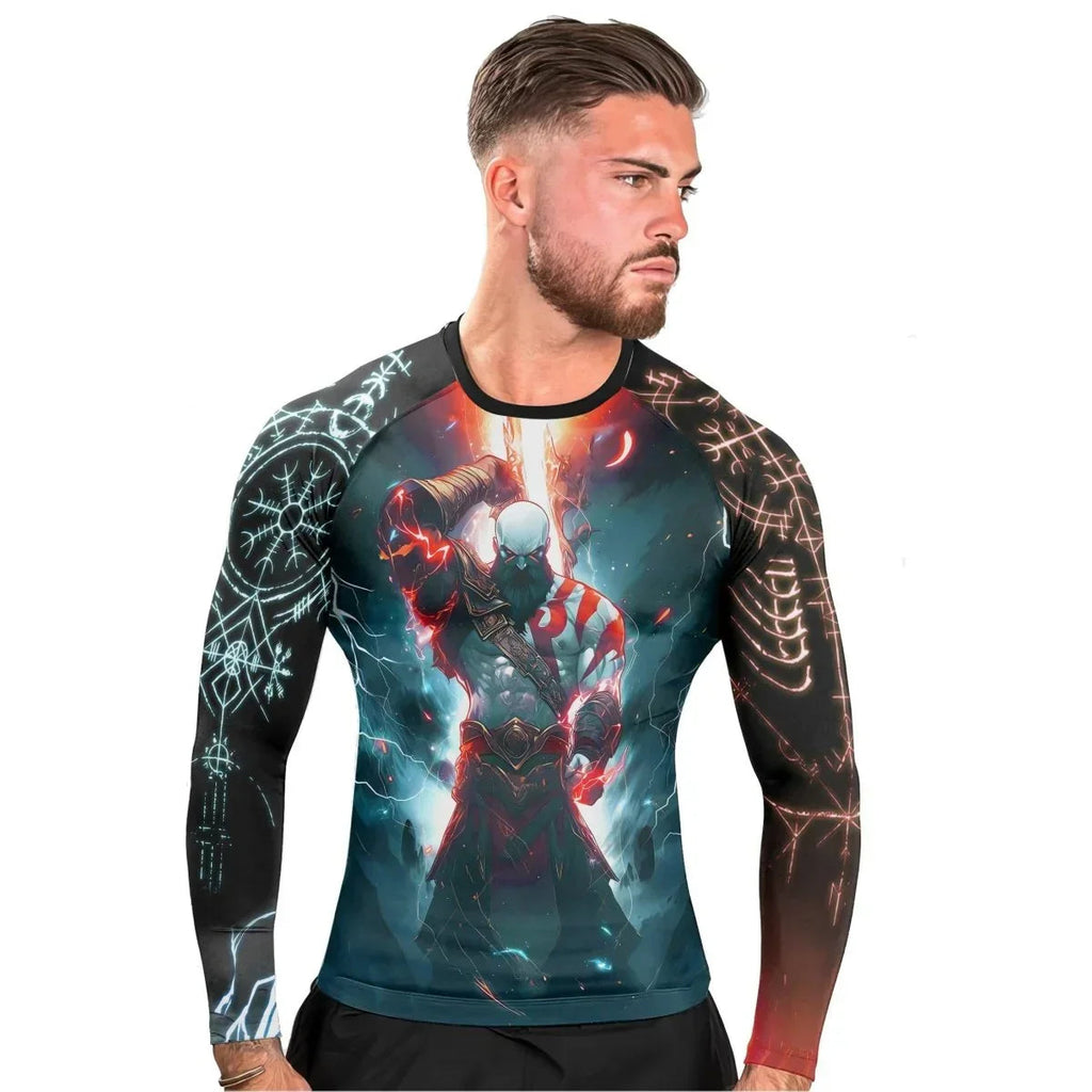 God Of War Long Sleeve Rash Guard