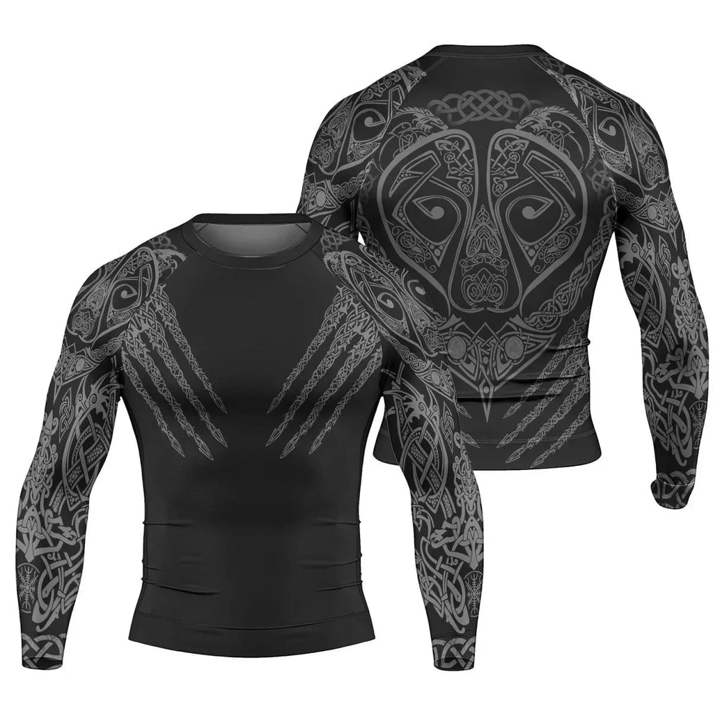 Viking Berserker Men's Long Sleeve Rash Guard