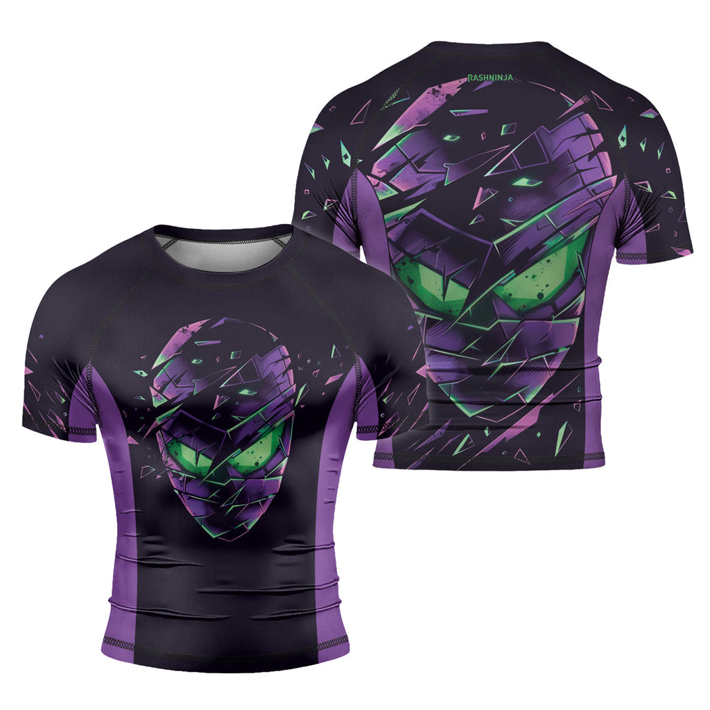 Rashninja Ninja Neon Venom Men's Short Sleeve Rash Guard